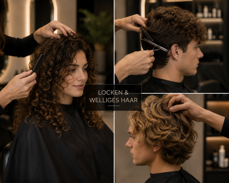 Platzhalterbild – hier ein Foto zum Thema Locken und welliges Haar einfügen